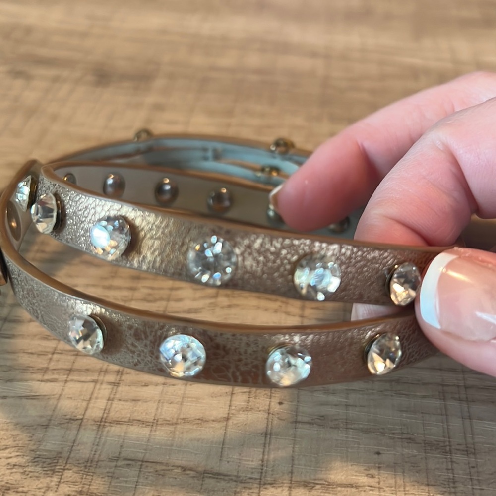 Wrap bracelet with stones